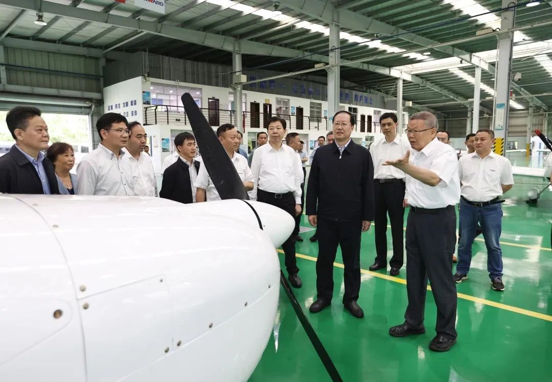 毛伟明调研GA黄金甲科技：打造全国一流的通用航空产业基地