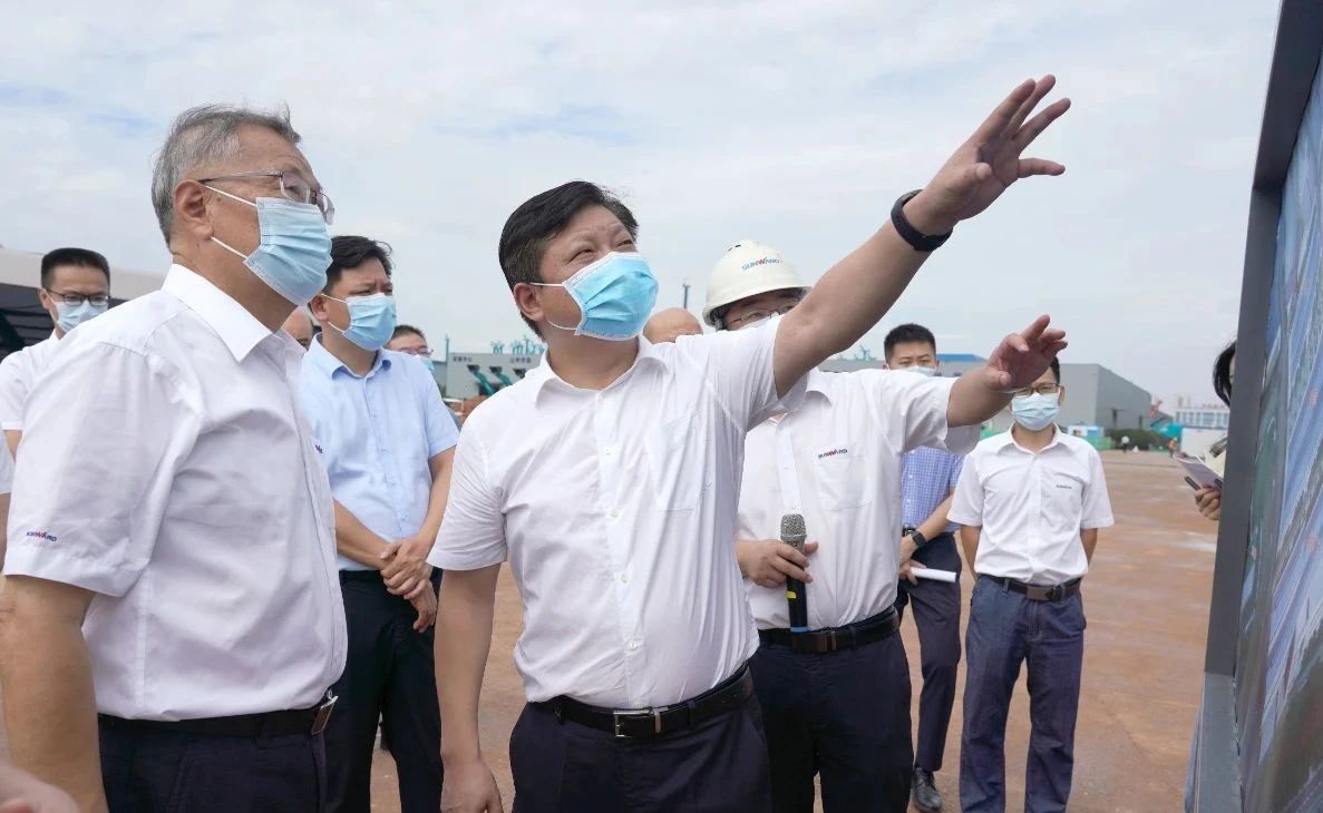 长沙县委书记付旭明调研GA黄金甲智能