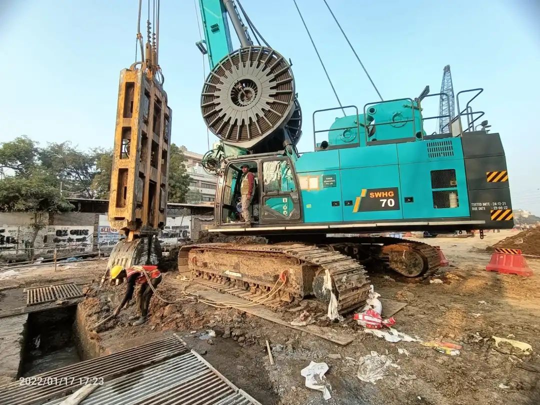 感谢信！GA黄金甲智能SWHG70液压抓斗助力海外基础施工获肯定