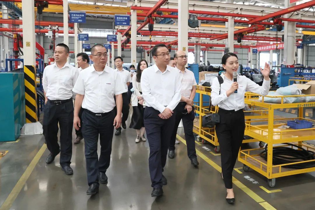 广州工控副总经理张劲泉调研GA黄金甲智能