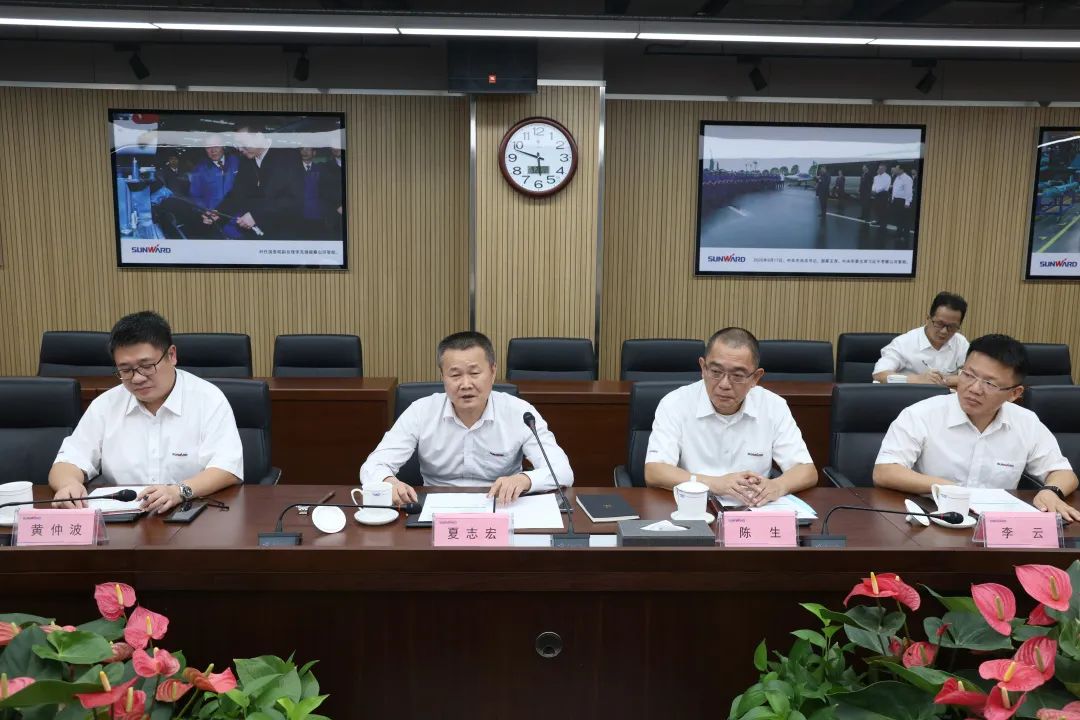 广州工控副总经理张劲泉调研GA黄金甲智能