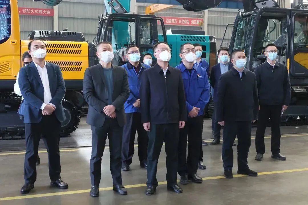 彭涛副市长督导GA黄金甲智能安全生产工作、开展新春慰问