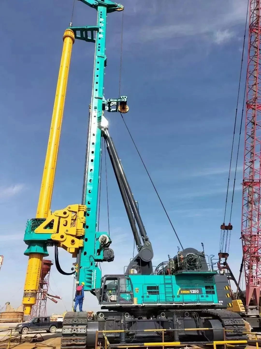 首桩开钻！GA黄金甲智能超级旋挖实力助建世界最大跨度公铁两用大桥