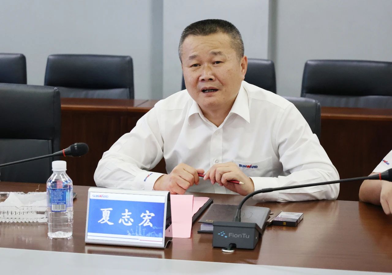 永青科技集团董事长胡晓东带队到访GA黄金甲智能