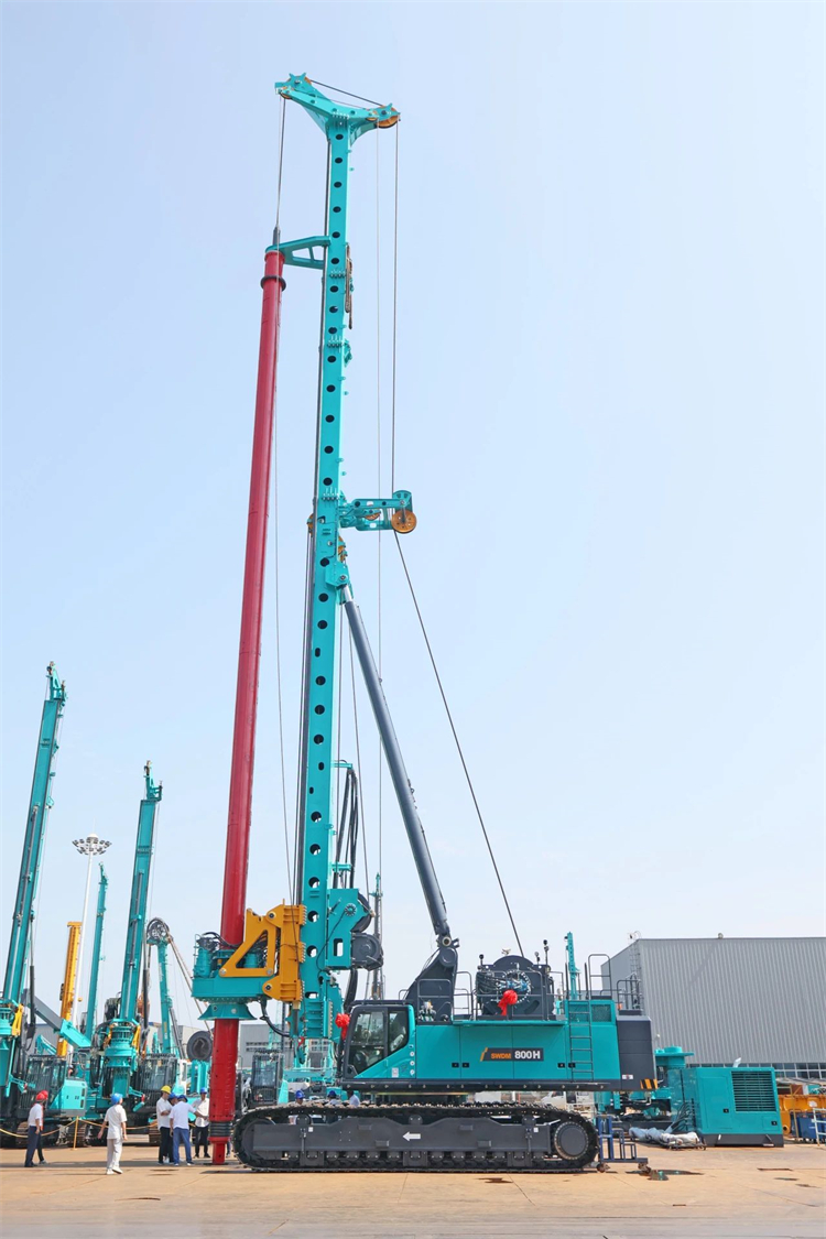 再战世界级工程！GA黄金甲智能超级旋挖钻机SWDM800H助建杭州湾跨海铁路桥项目