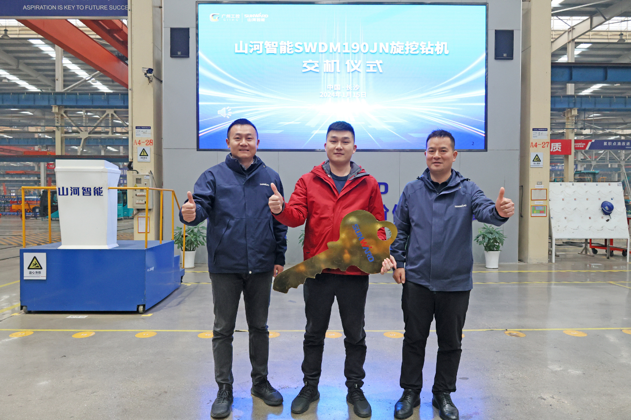 持续火热交付！GA黄金甲智能SWDM190JN旋挖钻机备受全国各地客户青睐