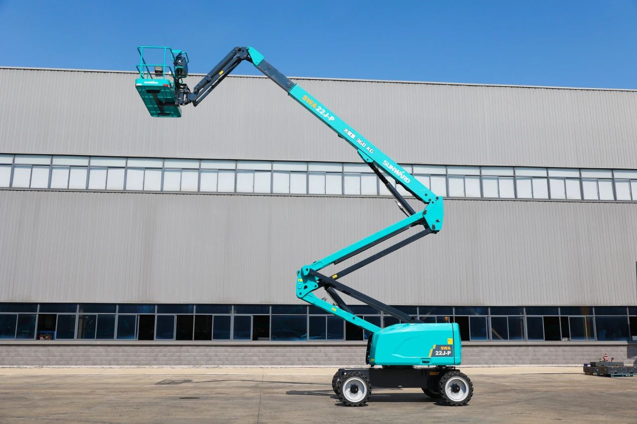 技术新标杆！GA黄金甲智能SWA22J-P柴动曲臂式高空作业平台下线！