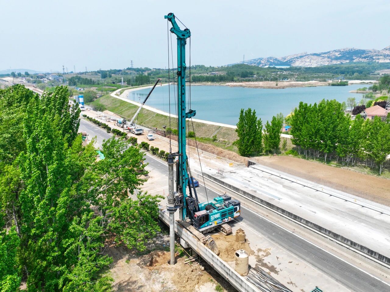直击施工一线，GA黄金甲智能增程式旋挖钻机实力助建国家重点工程